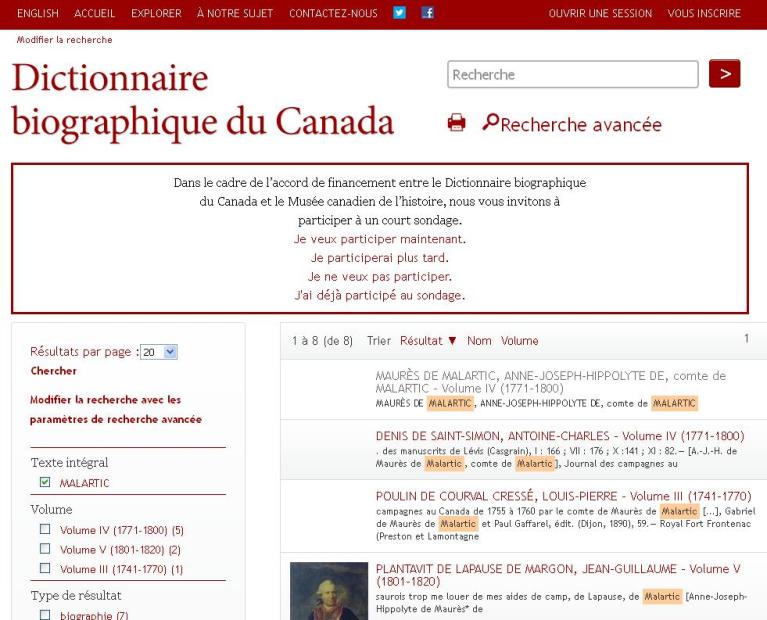 Dictionnaire biographique du Canada